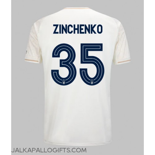 Nottingham Forest Oleksandr Zinchenko #35 Vieraspaita 2025-26 Lyhythihainen